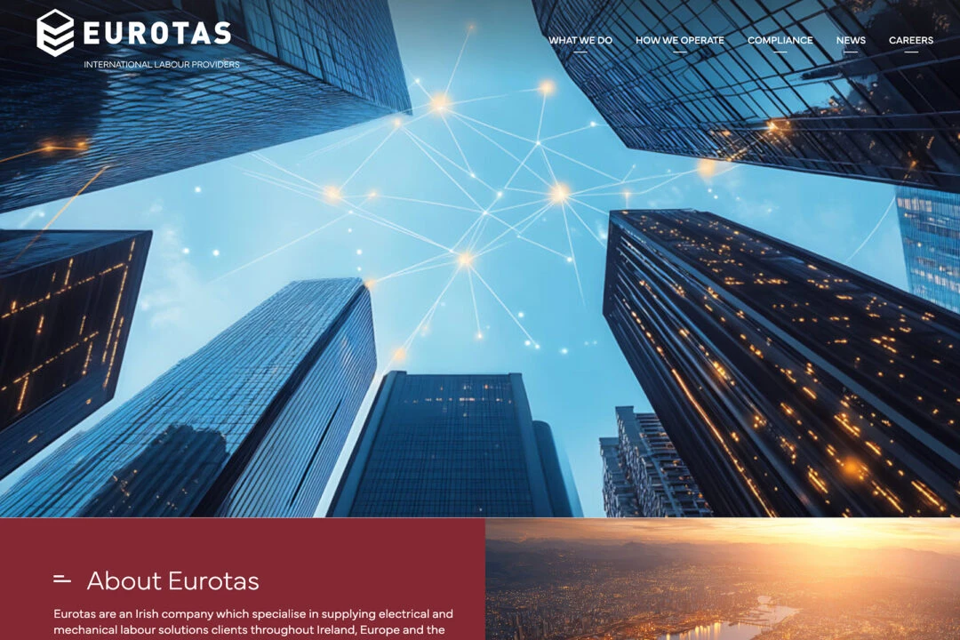 Eurotas Landing Page