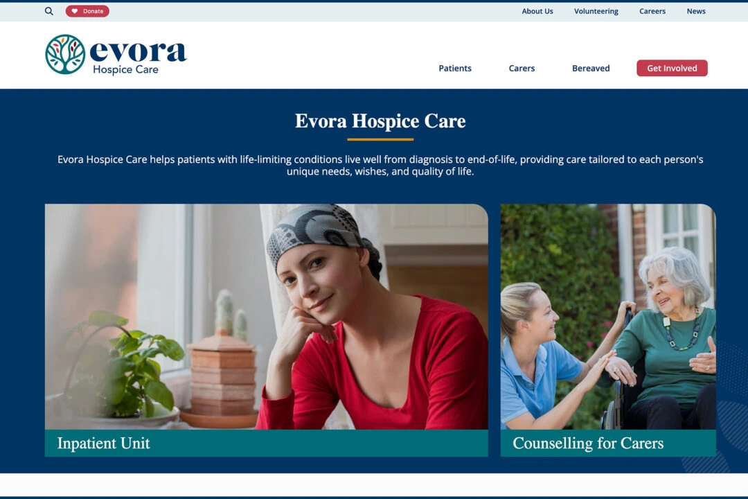 Evora Landing Page