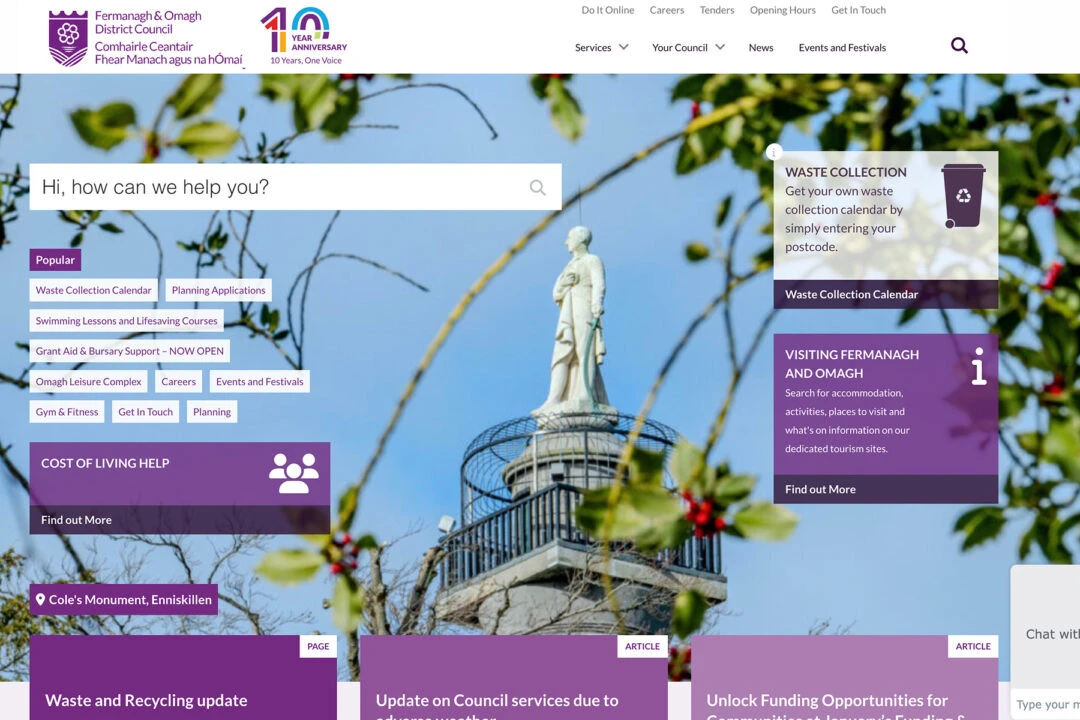 Fermanagh and Omagh DC Front Page